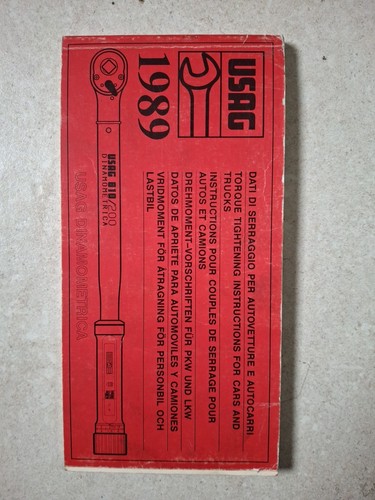 Usag dinamometrica 1989 - usag, 1989-